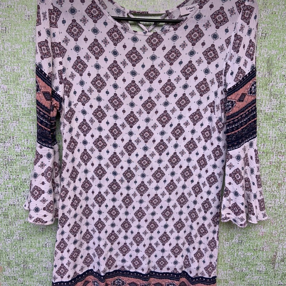 Urban Girl Gauze Tunic Blouse Size Small (S)